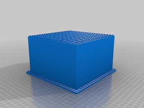 meine angepasste lego Stifthalter Container 3d print model - Mito3D