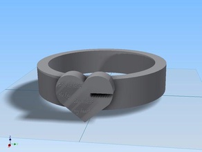 ha conseguito la chiave in grado di sbloccare il mio cuore 3d stampa 3d print model - Mito3D