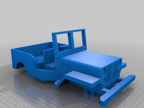 jeep willy véhicules 3d print model - Mito3D