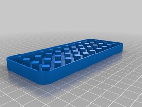 40x pilha aa caso de topo recipientes 18650 a caixa personalizado 3d print model - Mito3D