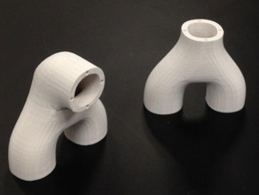 bent pair-of-pants surface math 3d print model - Mito3D