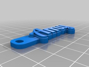 amy anahtarı Anahtarlık özelleştirilmiş 3d print model - Mito3D