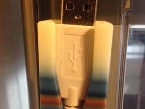 usb cord holder xyz davinci 3d printer accessories 3d print model - Mito3D