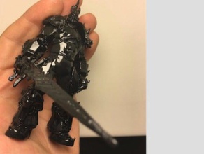 arthas lich king world warcraft fixed wow 3d print model - Mito3D