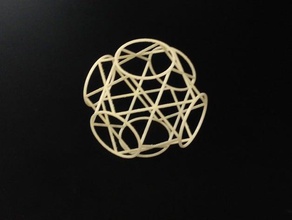 Rahmen schwarz Oberfläche math geometrie minimale soap-bubble 3d print model - Mito3D