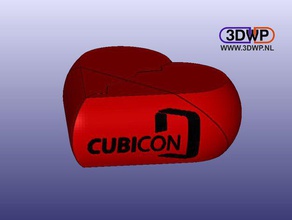 secret cubicon coeur boîte de remix les conteneurs emmett hyvision la saint-valentin le jour valentines 3d print model - Mito3D