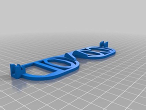 my customized word glasses 3d print model - Mito3D