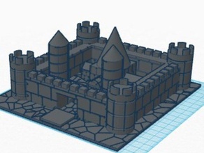 detailed castle sculptures 3d print model - Mito3D