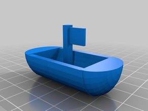 boat hopefully float 3d printing 3d print model - Mito3D