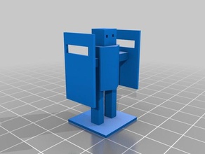 escudo del robot 3d la impresión first robotics tinkercad 3d print model - Mito3D