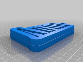 anna nome della catena chiave gancio targhetta portachiavi 3d la stampa 3dprintable nomi libero catene del tag stl 3d print model - Mito3D