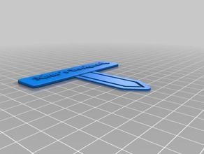 nours bookmark office customized 3d print model - Mito3D