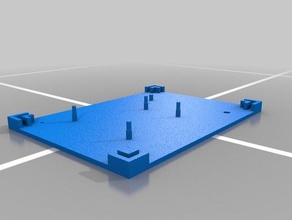 arduino mega pin coperchio della base elettronica 3d print model - Mito3D