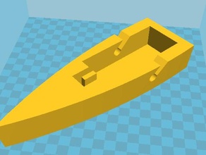 amélioration de la bande caoutchouc bateau mécanique les jouets enfants mécaniques 3d print model - Mito3D