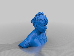 rachel sculture 3d print model - Mito3D