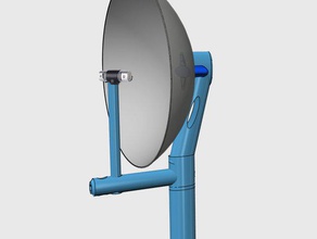 Parabol-Mikrofon Biologie locator Mikrofon Natur 3d print model - Mito3D