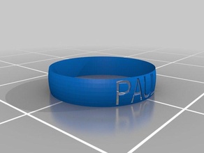ma personnalisé bracelet de charme paula bijoux 3d print model - Mito3D