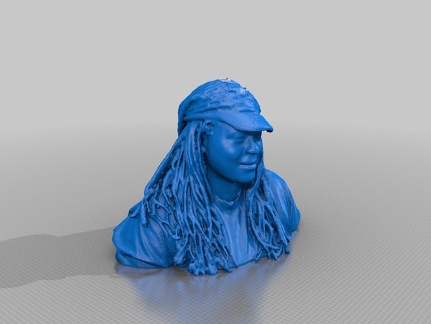 lady nikon Skulpturen 3D print model - Mito3D