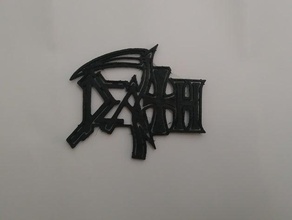 death-band-logo Musik 3d print model - Mito3D