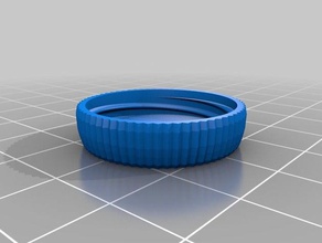 my customized container knurled lid containers 3d print model - Mito3D