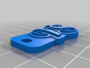 ys llavero llaveros personalizado 3d print model - Mito3D