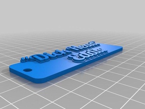 eddie keychains customized 3d print model - Mito3D