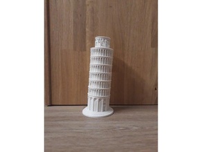 Schiefen Turm von pisa Gebäude Strukturen 3d print model - Mito3D