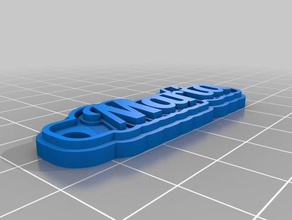 mar&iacutea Anahtarlık özelleştirilmiş 3d print model - Mito3D