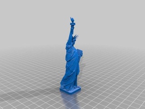 statue liberty 3d drucken 3d print model - Mito3D