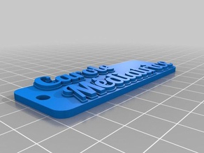 carole keychains customized 3d print model - Mito3D