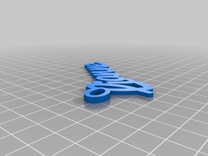 lianne Anahtarlık özelleştirilmiş 3d print model - Mito3D