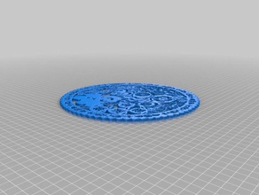 chinese new year 2016 emblem stand coins badges 3d print model - Mito3D