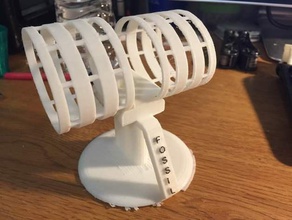 watch stand organization display fossil mount 3d print model - Mito3D