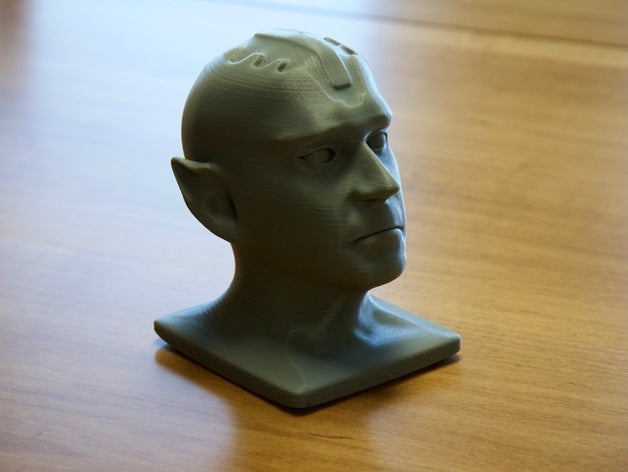 alien vulcan de la cabeza 2 personas art el busto bustos estatuilla modo ciencia ficción scifi escultura las esculturas star trek wars 3D print model - Mito3D