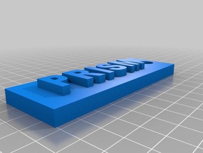 prism nametag baseplate other 3d print model - Mito3D