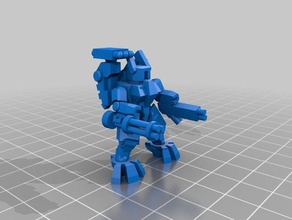 15mm scale tau crisis suit toys games 3d print model - Mito3D