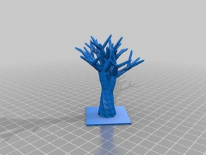 hoher Baum Modelle angepasst 3d print model - Mito3D
