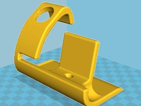 apple watch iphone stand mobile 3d print model - Mito3D