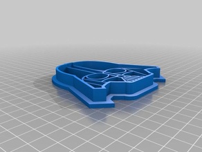 darth vader cookie icing cutter kitchen dining 3d print model - Mito3D