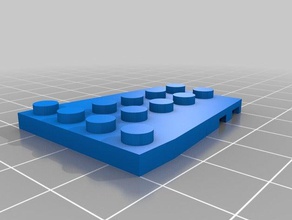 il mio personalizzato aletta costruzione giocattoli 3d print model - Mito3D