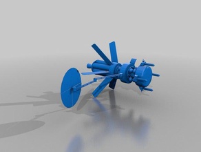 emissicius stradivarius araştırma gemisi asteroit araç drone makeredchallenge madencilik Robotik alanı vasimr 3d print model - Mito3D