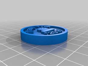 fll 2016 revised coins badges customized 3d print model - Mito3D