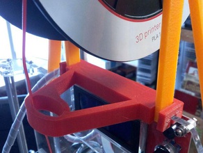 spool holder filament guard reprap prusa xi3 he3d printer accessories 3d print model - Mito3D