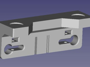 x-axis-end 125 diameter magnets prime one 3d printer parts 3d print model - Mito3D