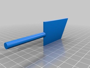 submarine fin hobby 3d print model - Mito3D