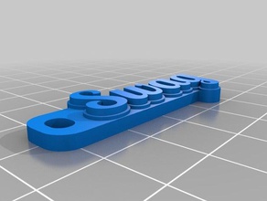 swag Anahtarlık özelleştirilmiş 3d print model - Mito3D