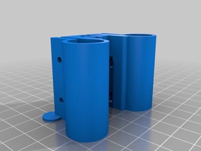 lineal de cojinete montar 15mm kossel 3d la impresora partes rodamiento 3d print model - Mito3D