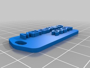 sushi Schlüsselanhänger angepasst 3d print model - Mito3D