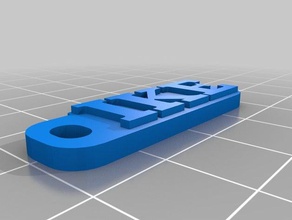 ike tag i portachiavi personalizzato 3d print model - Mito3D