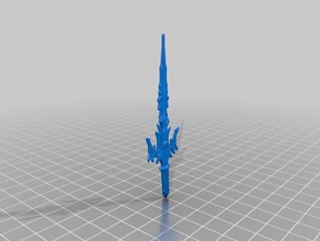 master sword inspired battle toy game accessories link weapon zelda 3d print model - Mito3D